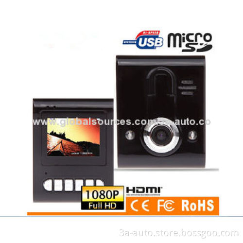 Car DVR 32G, G-sensor 120 Degrees Wide Angle 720P 1.5-inch TFT/LCD Display Loop Recording Camcorder